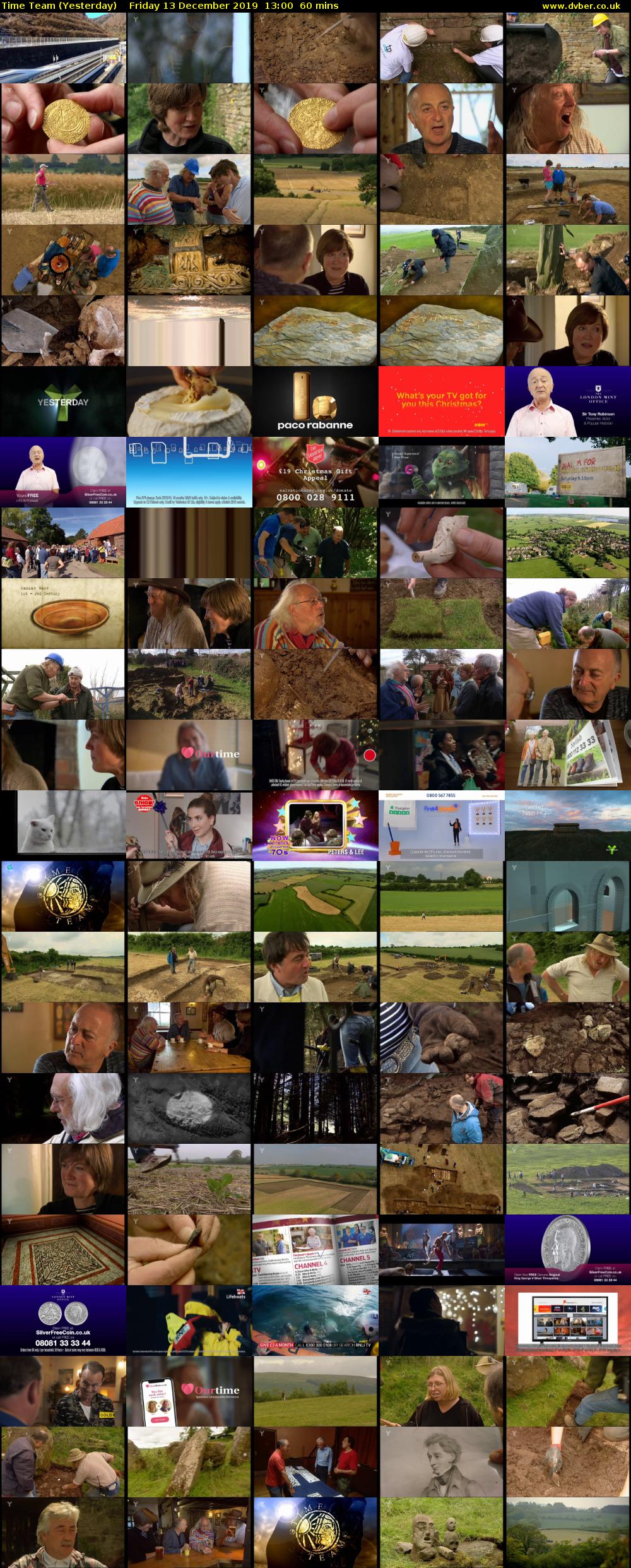 Time Team (Yesterday) Friday 13 December 2019 13:00 - 14:00