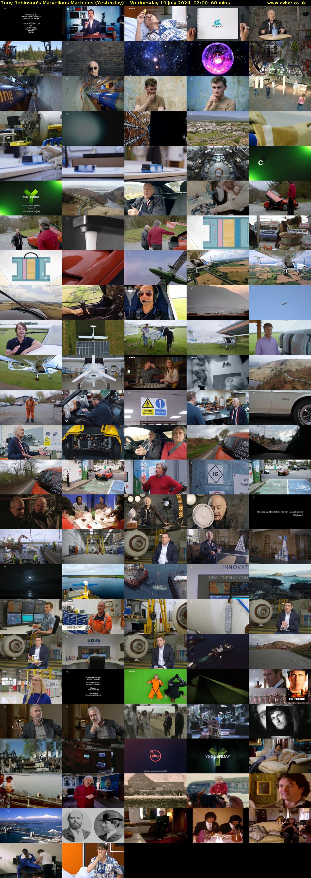 Tony Robinson's Marvellous Machines (Yesterday) Wednesday 10 July 2024 02:00 - 03:00