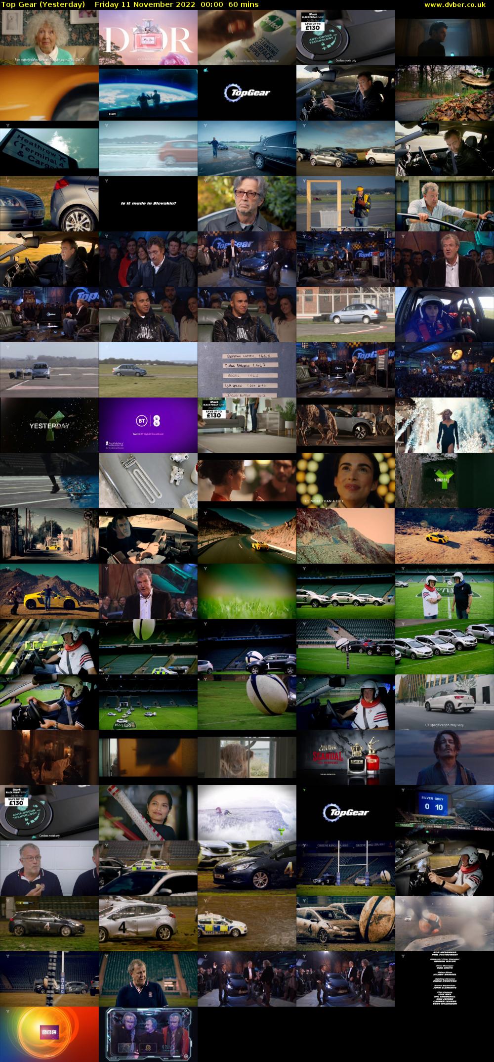 Top Gear (Yesterday) Friday 11 November 2022 00:00 - 01:00