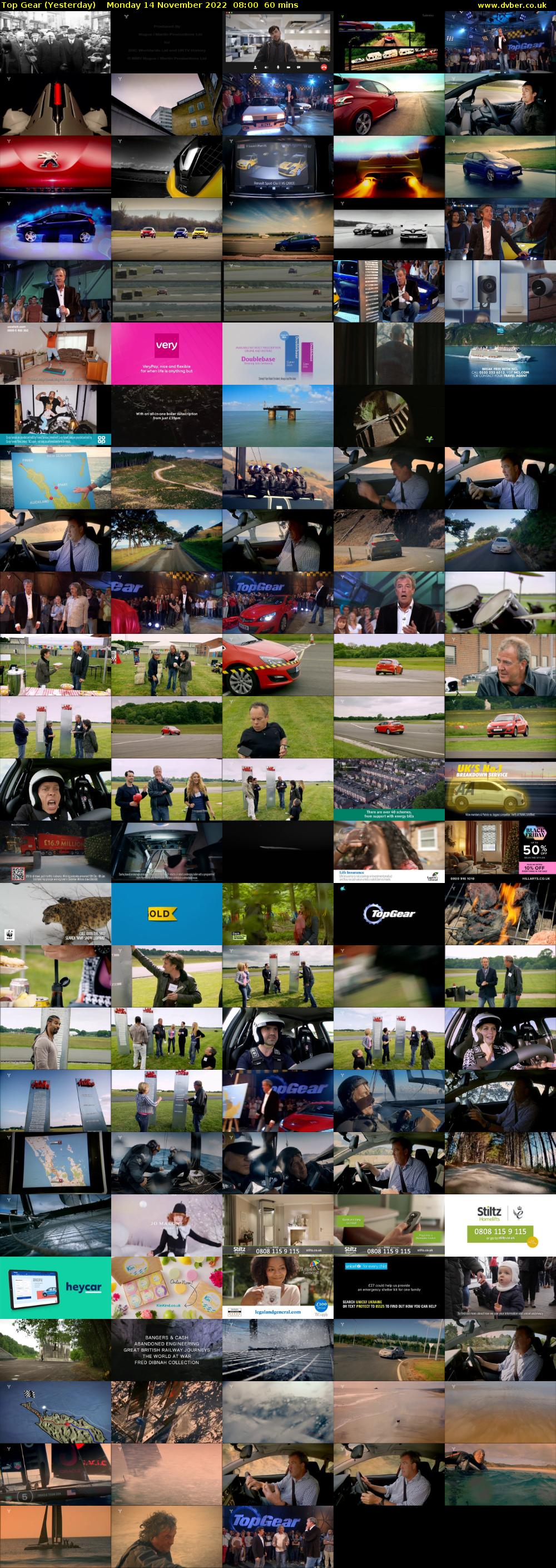 Top Gear (Yesterday) Monday 14 November 2022 08:00 - 09:00