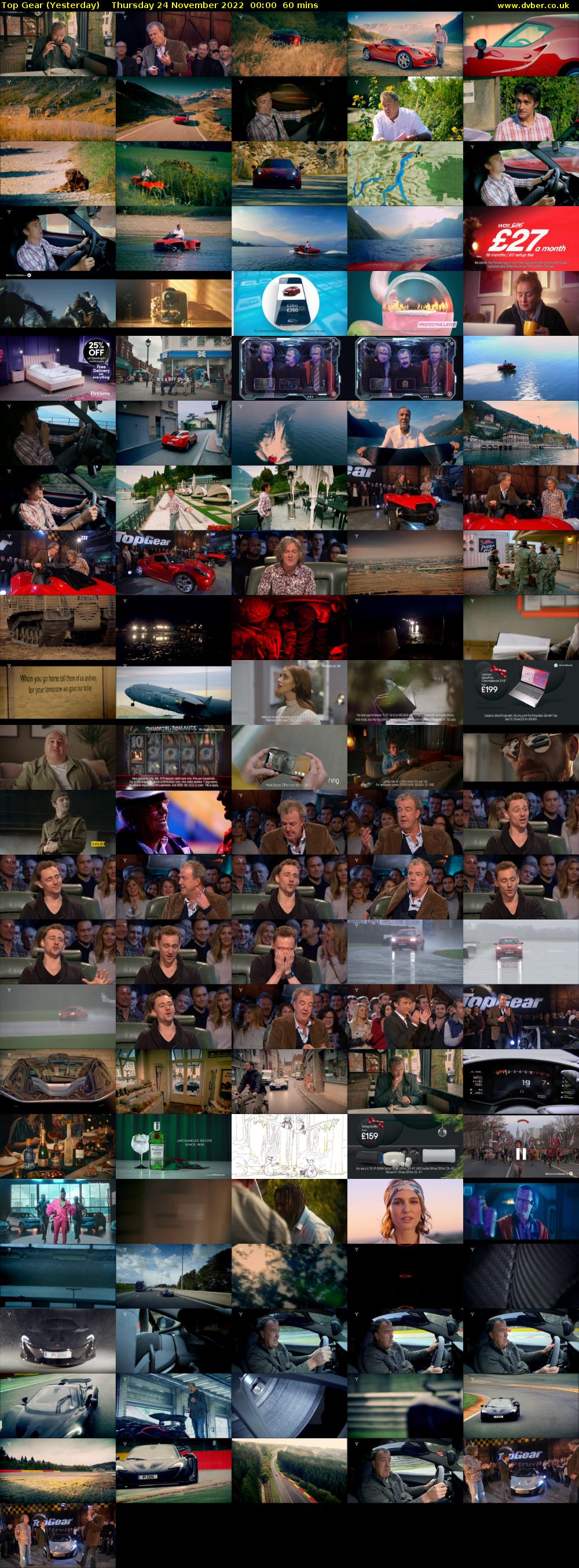Top Gear (Yesterday) Thursday 24 November 2022 00:00 - 01:00