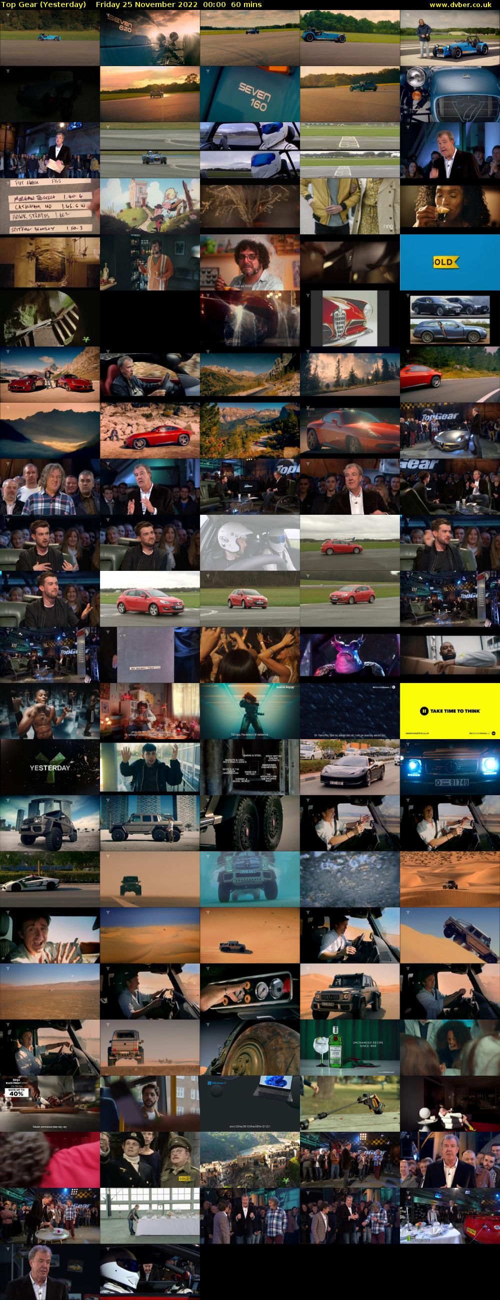 Top Gear (Yesterday) Friday 25 November 2022 00:00 - 01:00