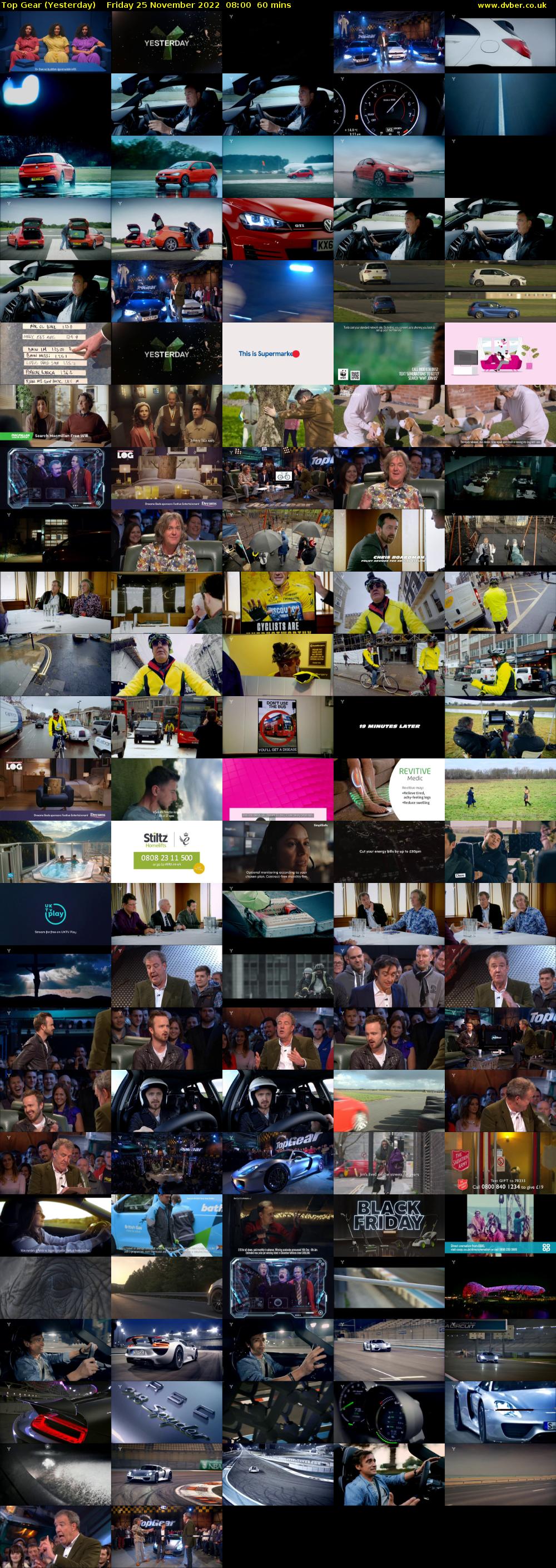 Top Gear (Yesterday) Friday 25 November 2022 08:00 - 09:00