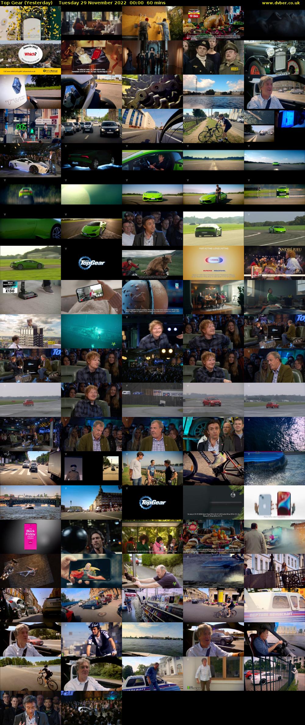 Top Gear (Yesterday) Tuesday 29 November 2022 00:00 - 01:00