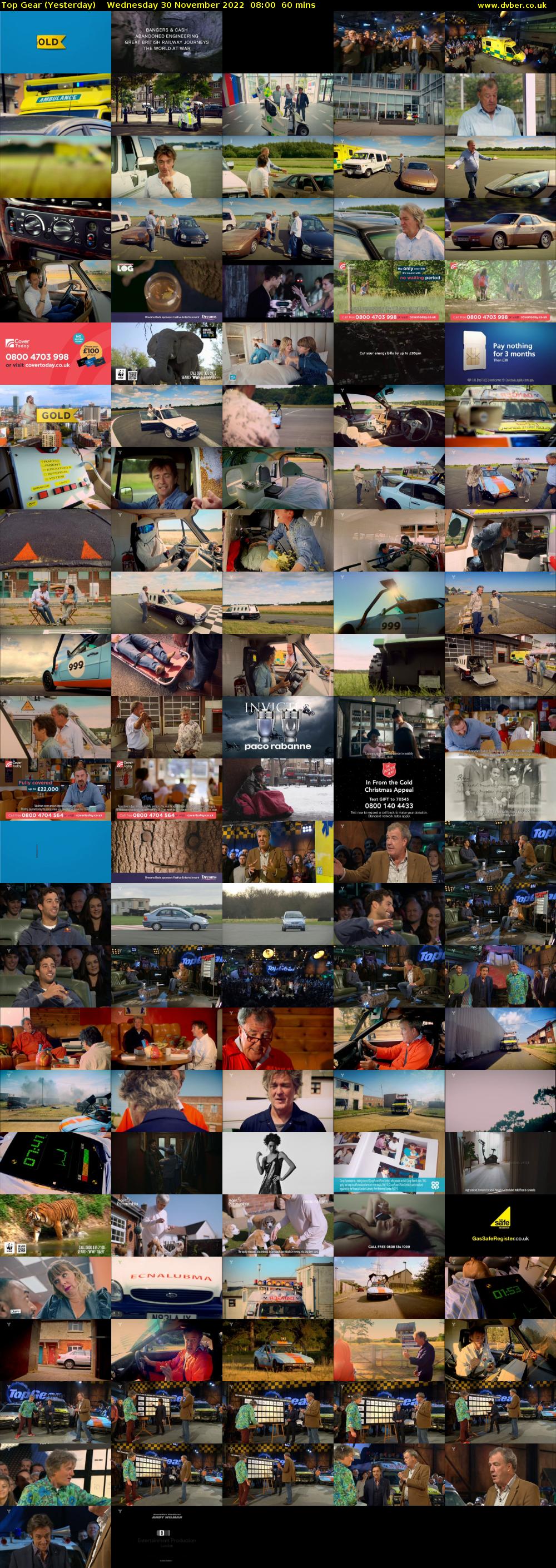Top Gear (Yesterday) Wednesday 30 November 2022 08:00 - 09:00