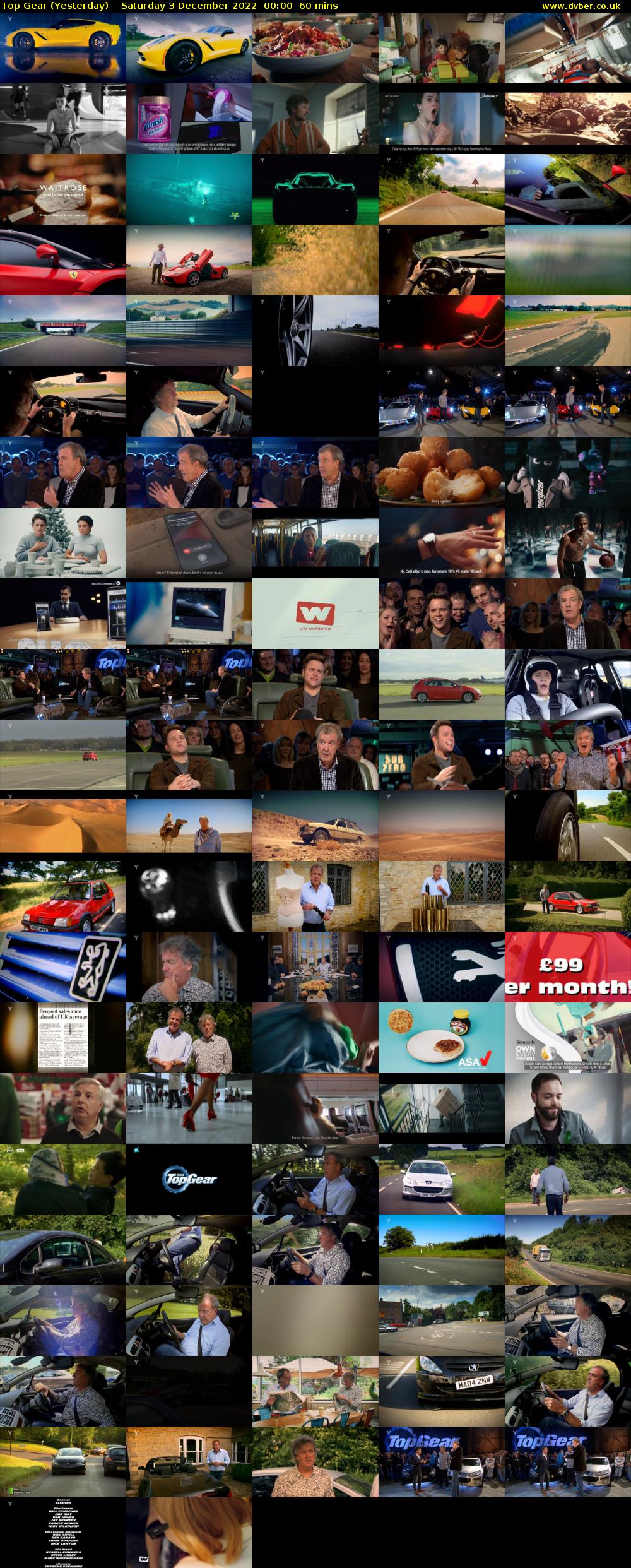 Top Gear (Yesterday) Saturday 3 December 2022 00:00 - 01:00