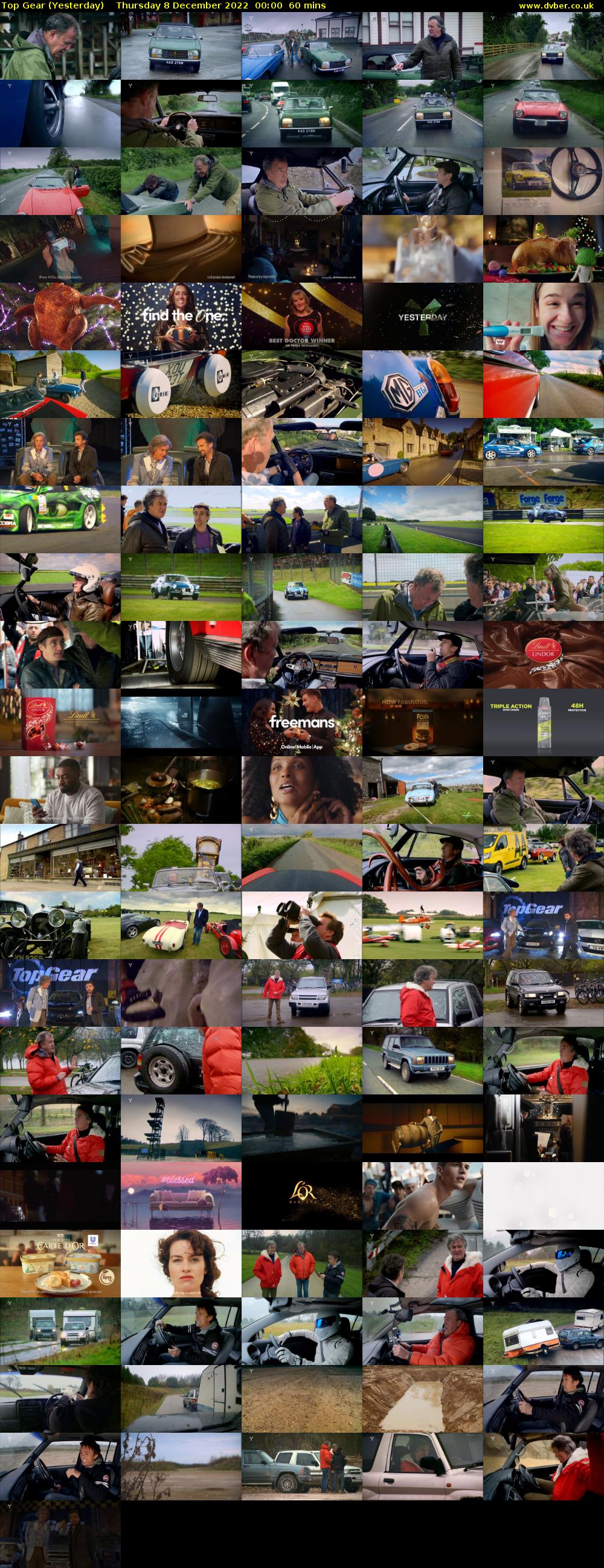 Top Gear (Yesterday) Thursday 8 December 2022 00:00 - 01:00