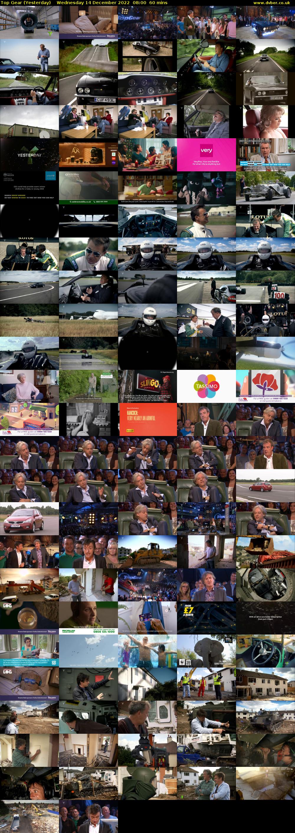 Top Gear (Yesterday) Wednesday 14 December 2022 08:00 - 09:00