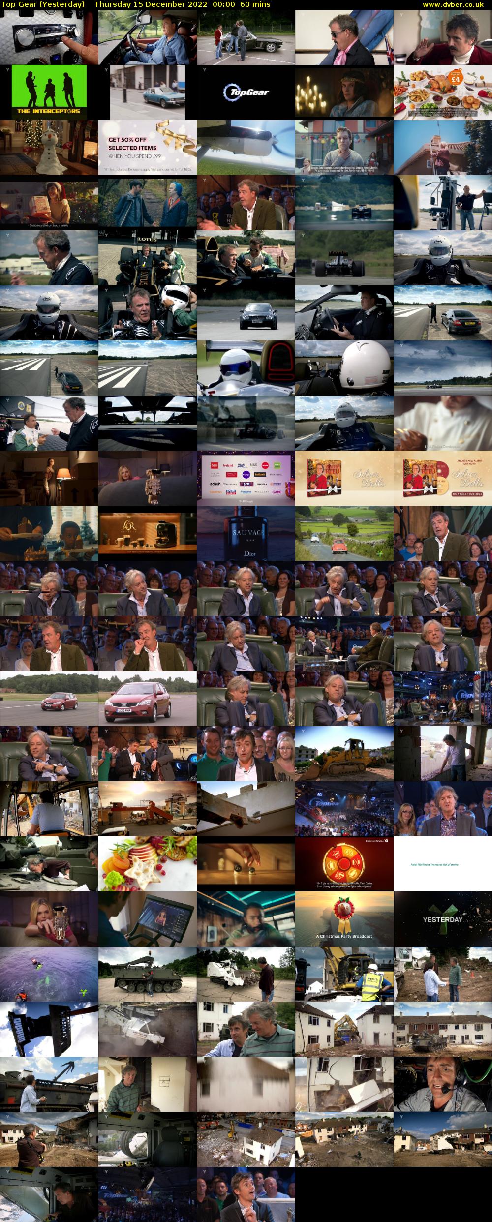 Top Gear (Yesterday) Thursday 15 December 2022 00:00 - 01:00