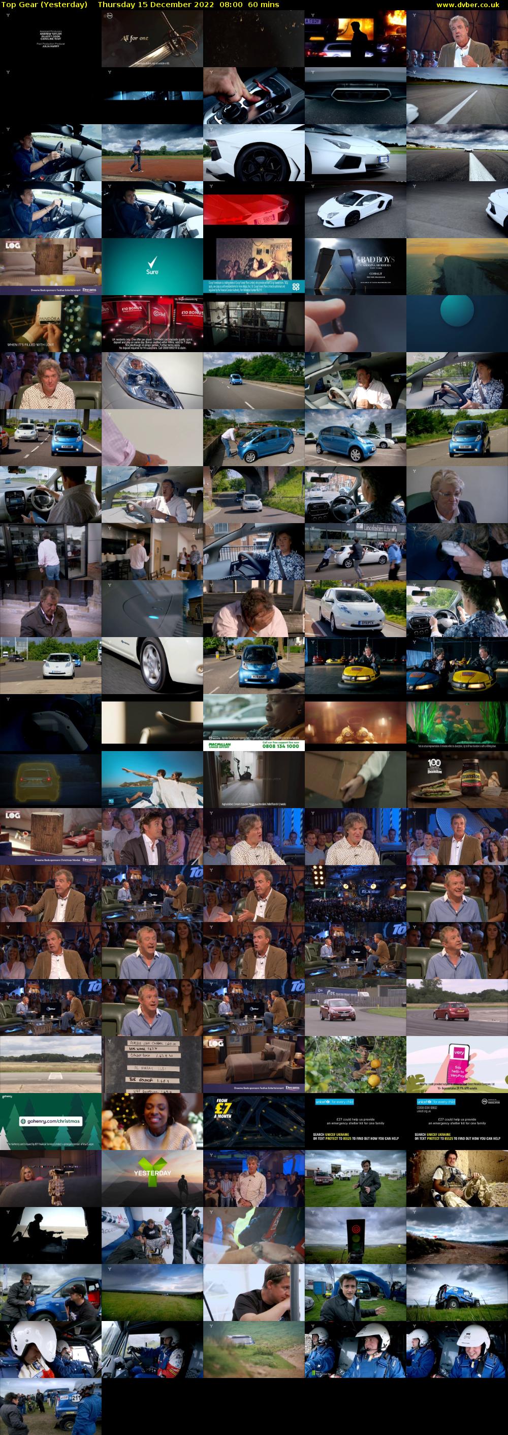 Top Gear (Yesterday) Thursday 15 December 2022 08:00 - 09:00