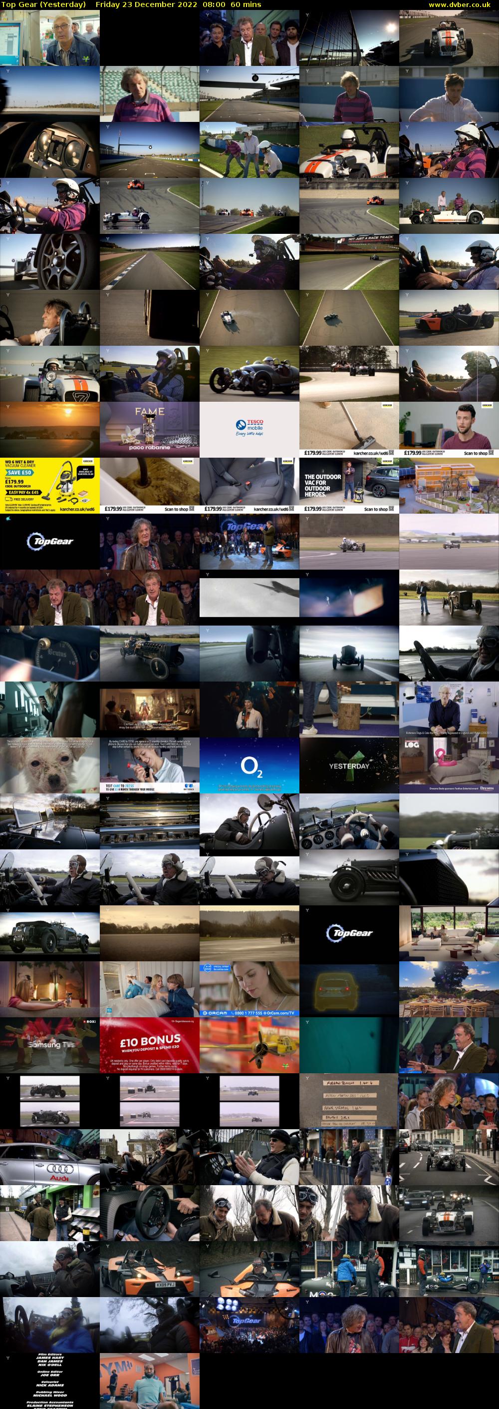 Top Gear (Yesterday) Friday 23 December 2022 08:00 - 09:00