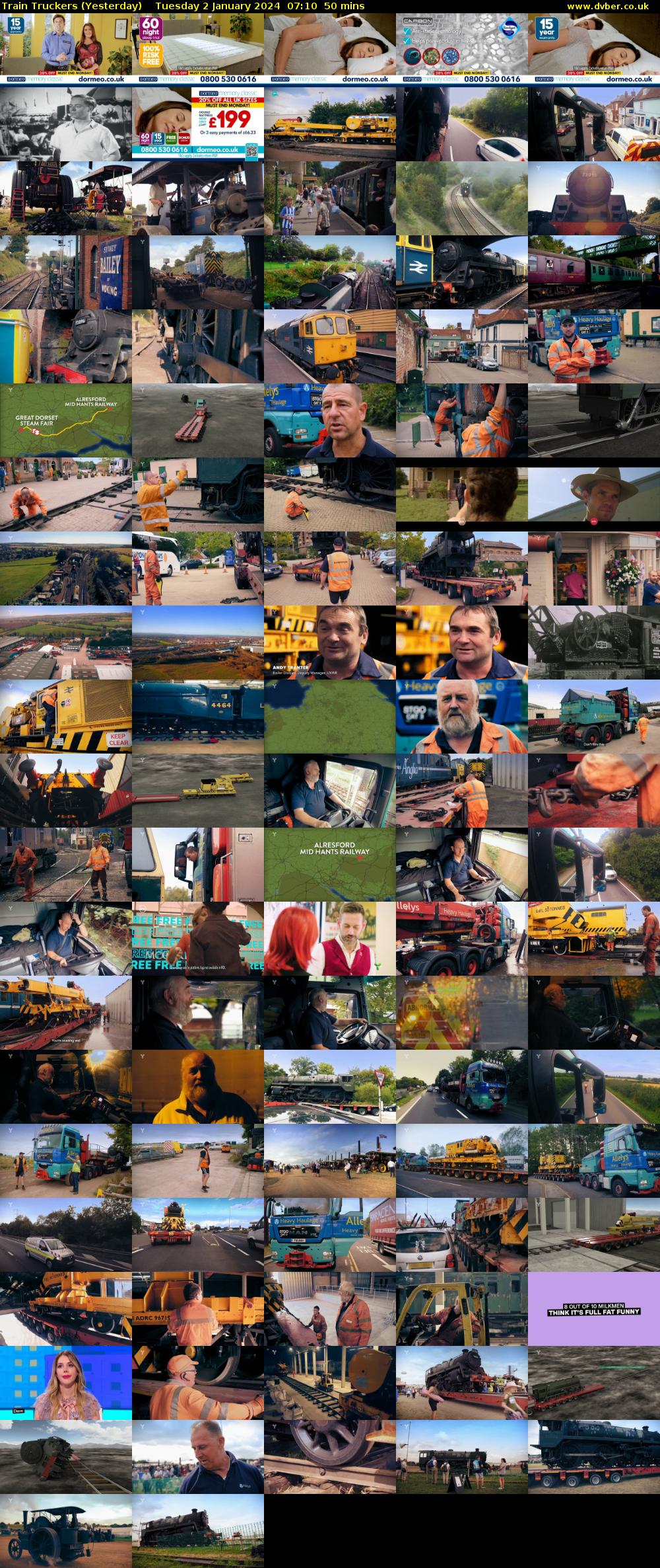Train Truckers (Yesterday) Tuesday 2 January 2024 07:10 - 08:00