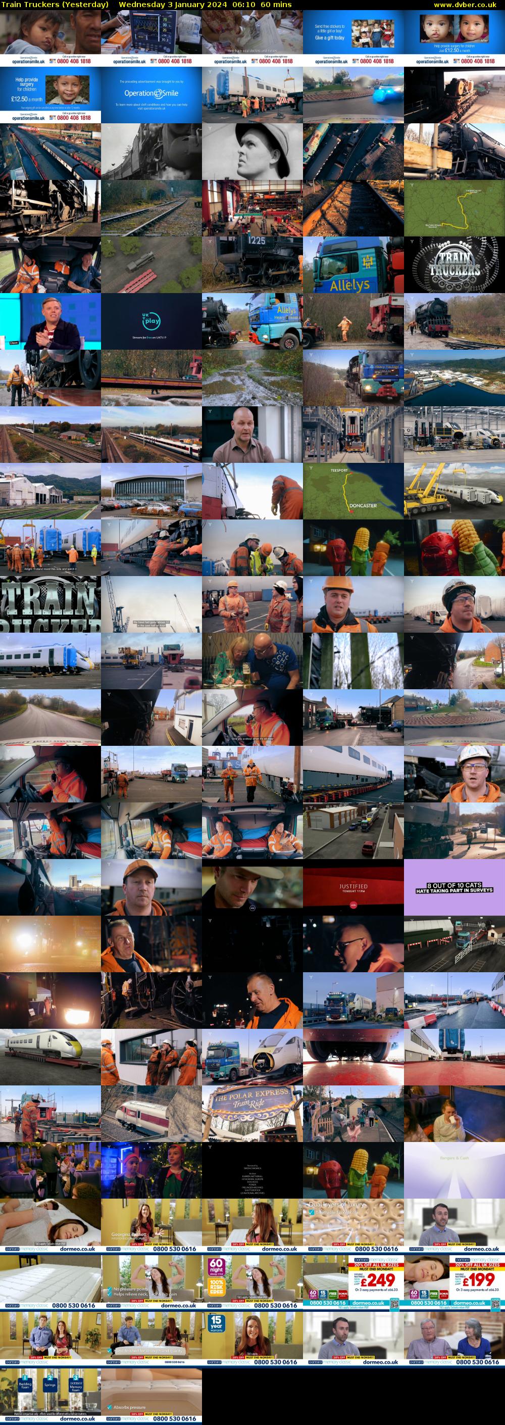 Train Truckers (Yesterday) Wednesday 3 January 2024 06:10 - 07:10