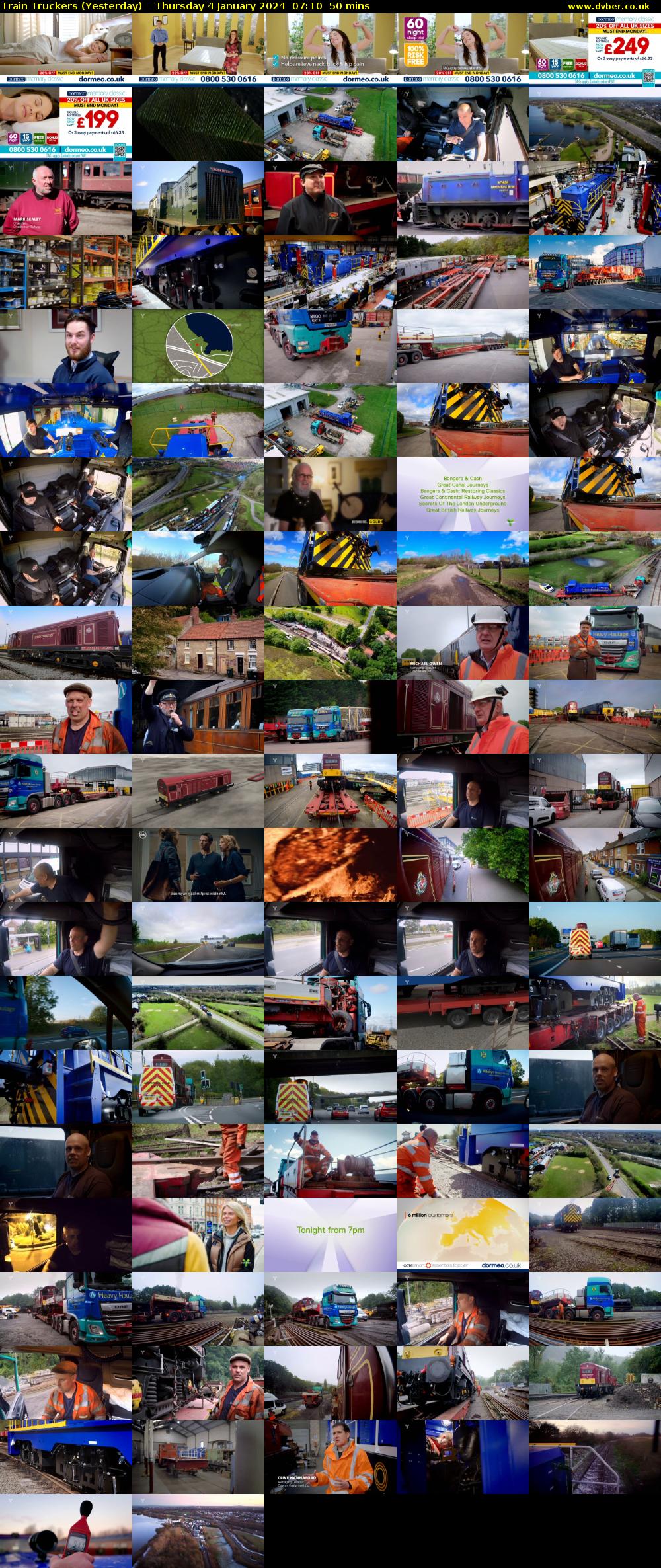 Train Truckers (Yesterday) Thursday 4 January 2024 07:10 - 08:00