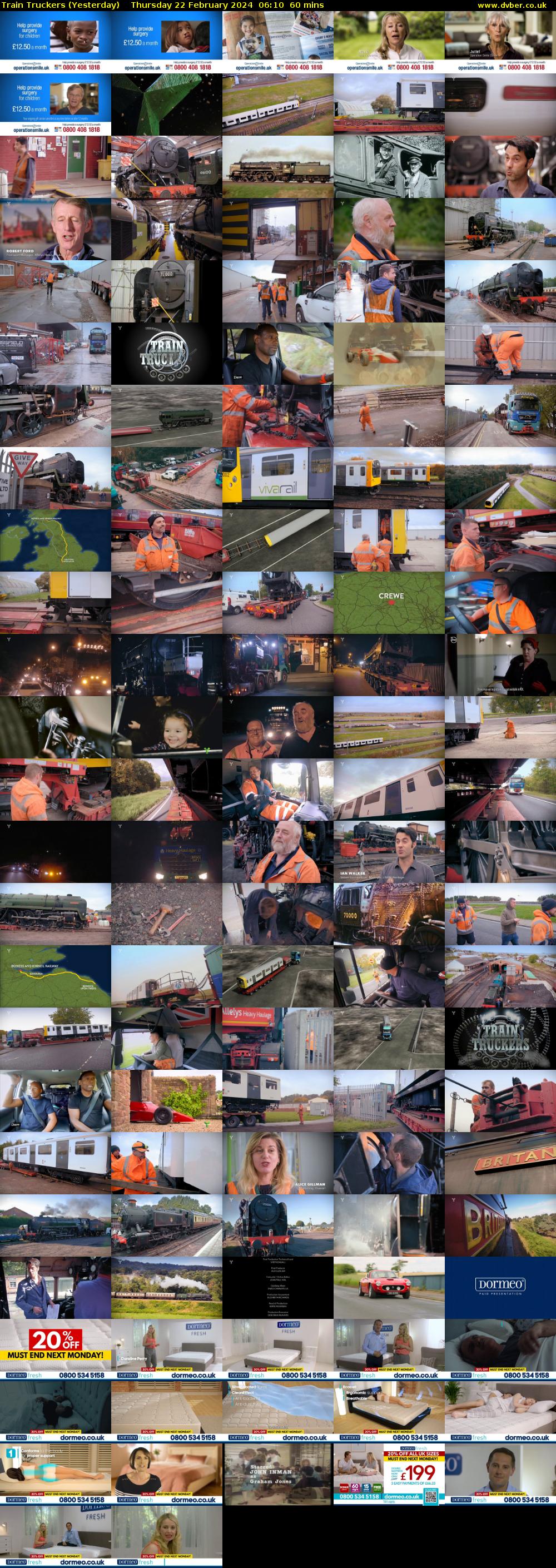 Train Truckers (Yesterday) Thursday 22 February 2024 06:10 - 07:10