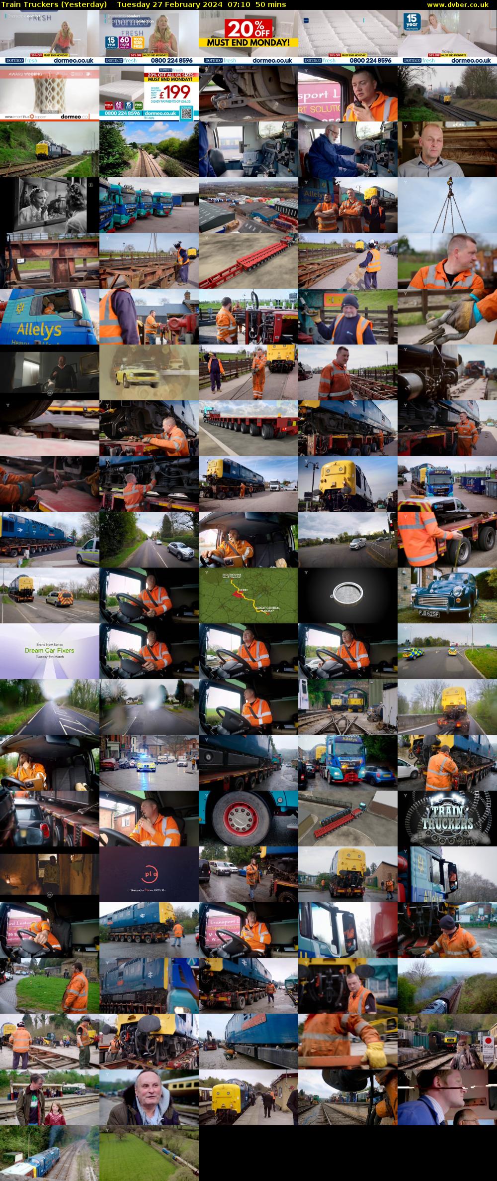Train Truckers (Yesterday) Tuesday 27 February 2024 07:10 - 08:00