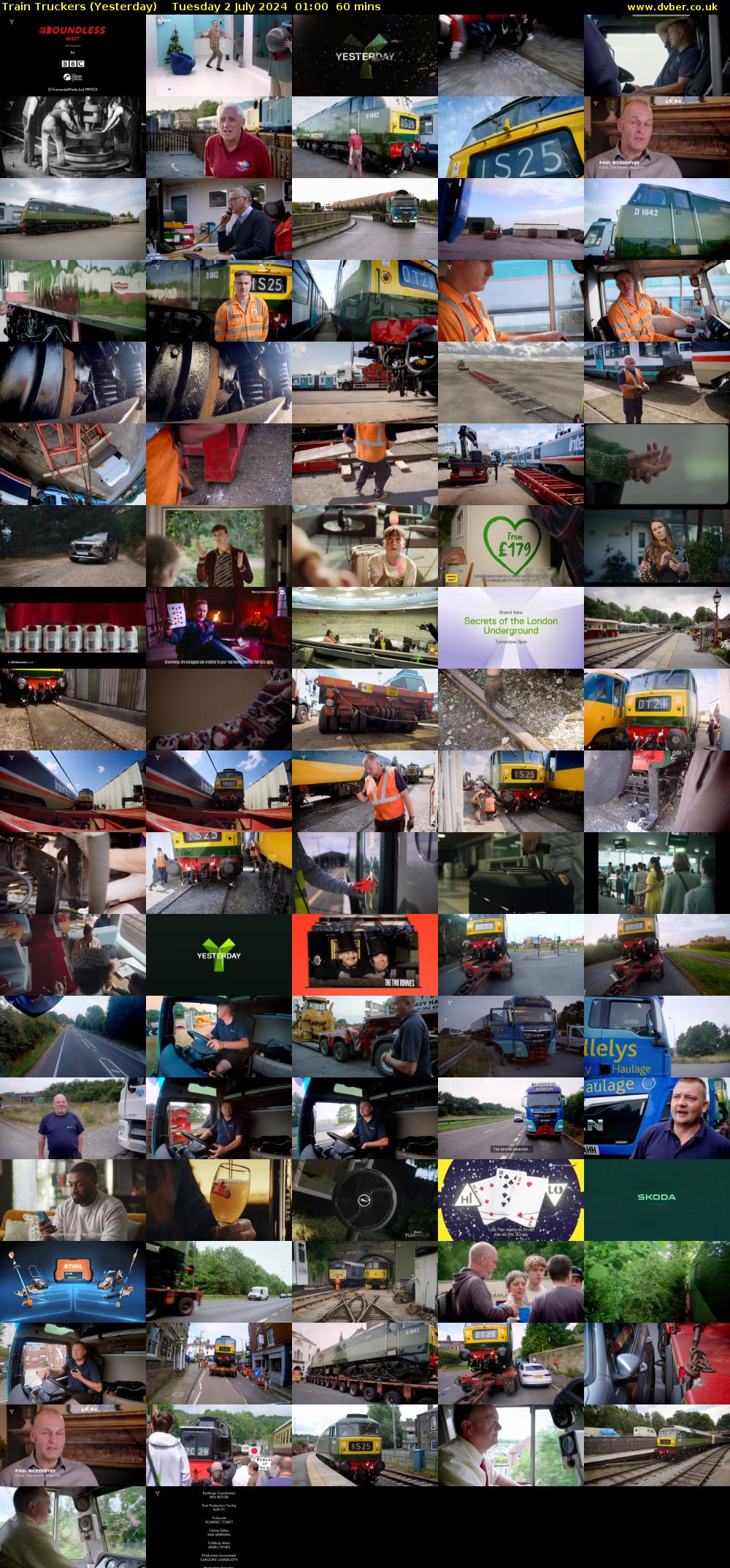 Train Truckers (Yesterday) Tuesday 2 July 2024 01:00 - 02:00