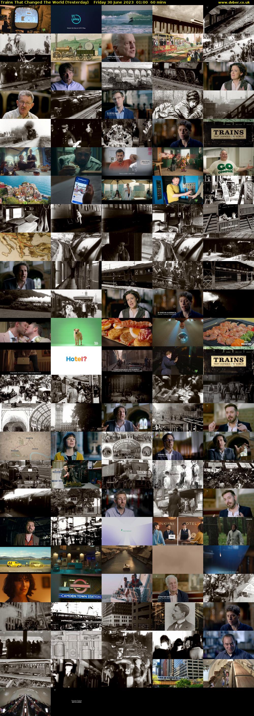 Trains That Changed The World (Yesterday) Friday 30 June 2023 01:00 - 02:00
