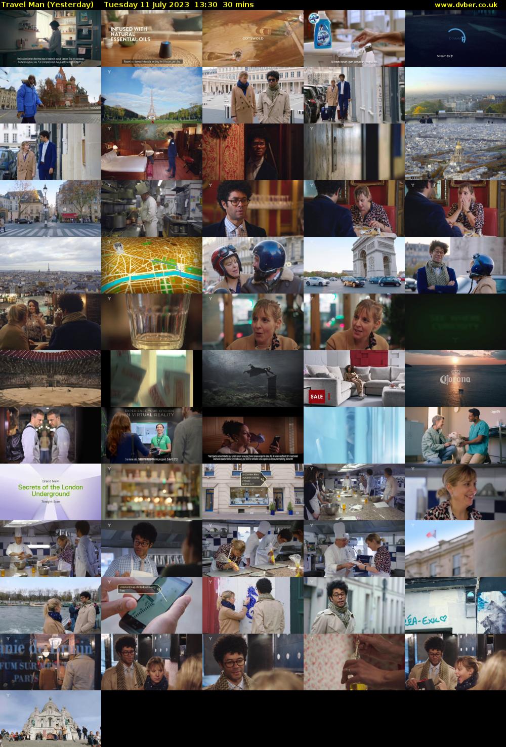 Travel Man (Yesterday) Tuesday 11 July 2023 13:30 - 14:00