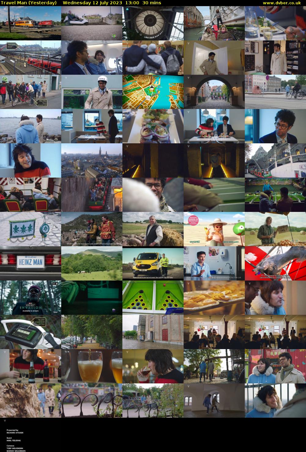 Travel Man (Yesterday) Wednesday 12 July 2023 13:00 - 13:30