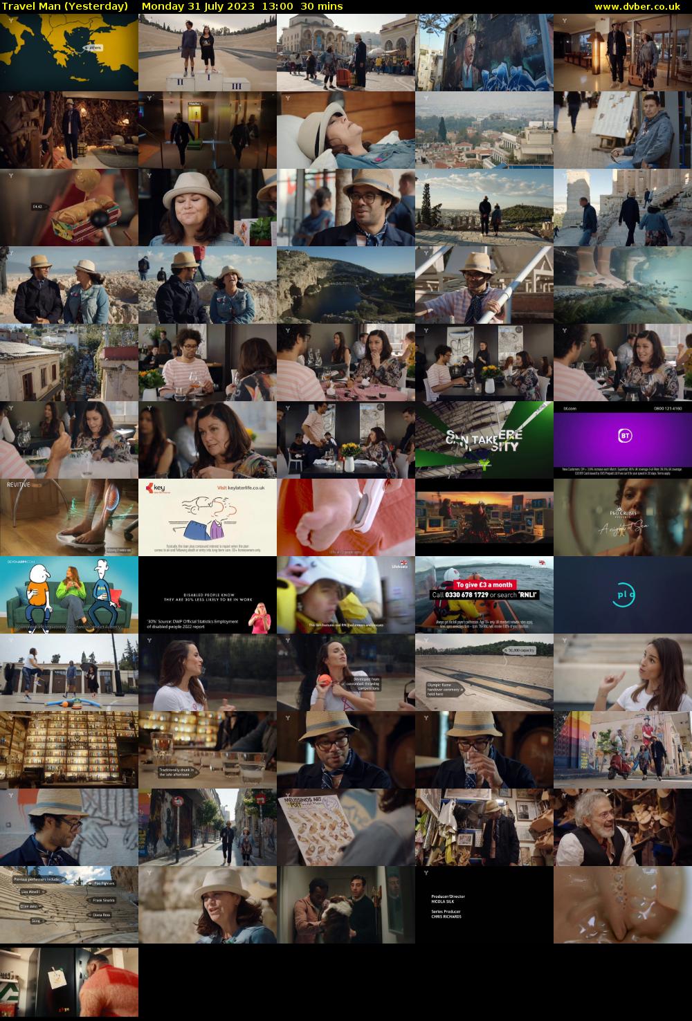 Travel Man (Yesterday) Monday 31 July 2023 13:00 - 13:30