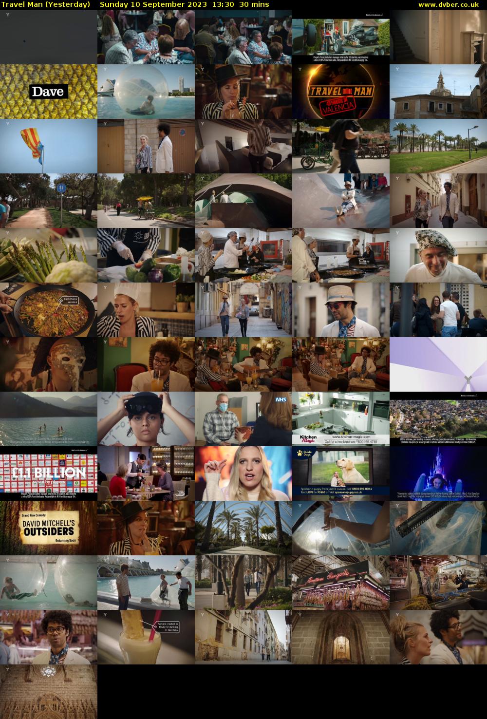 Travel Man (Yesterday) Sunday 10 September 2023 13:30 - 14:00