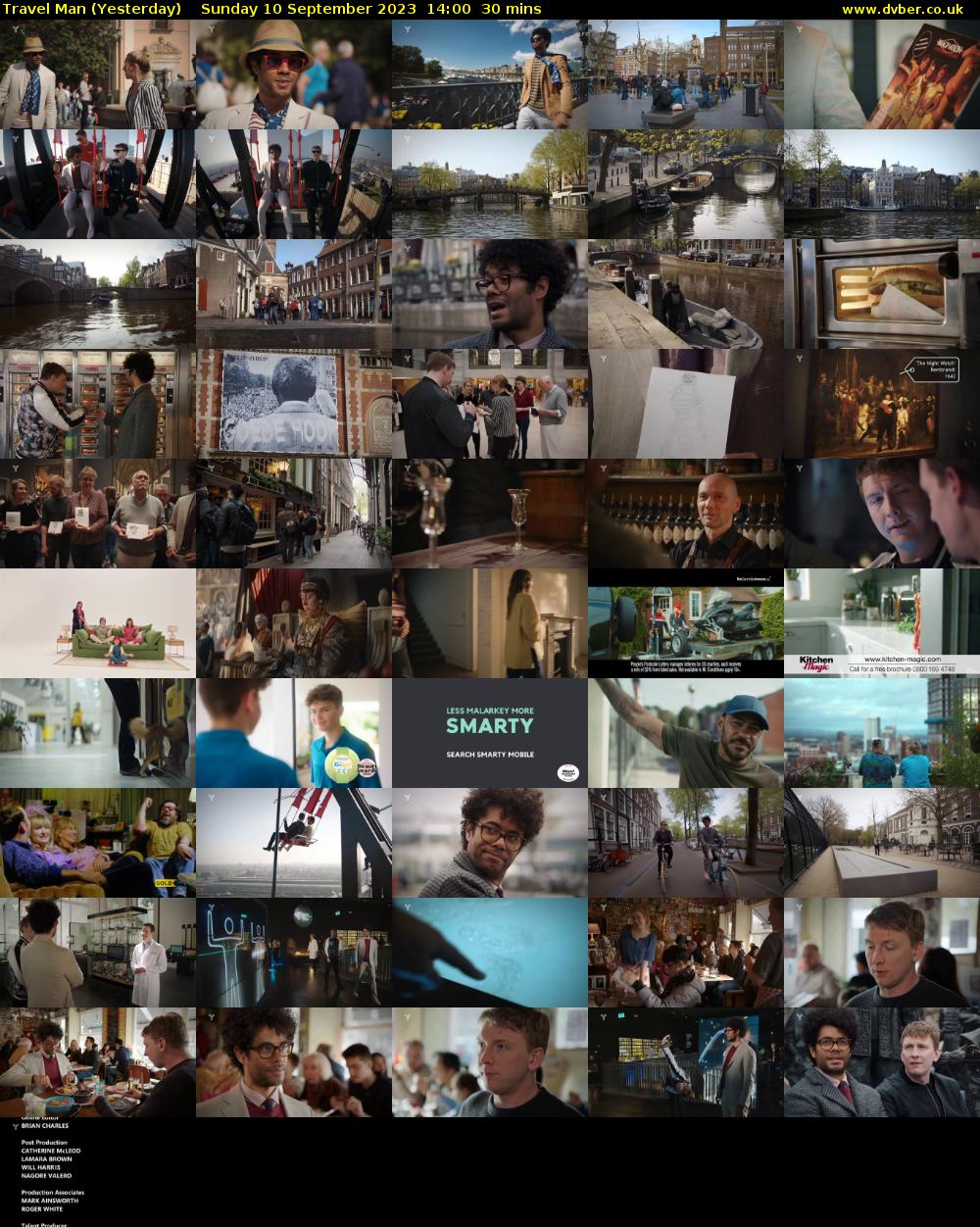 Travel Man (Yesterday) Sunday 10 September 2023 14:00 - 14:30