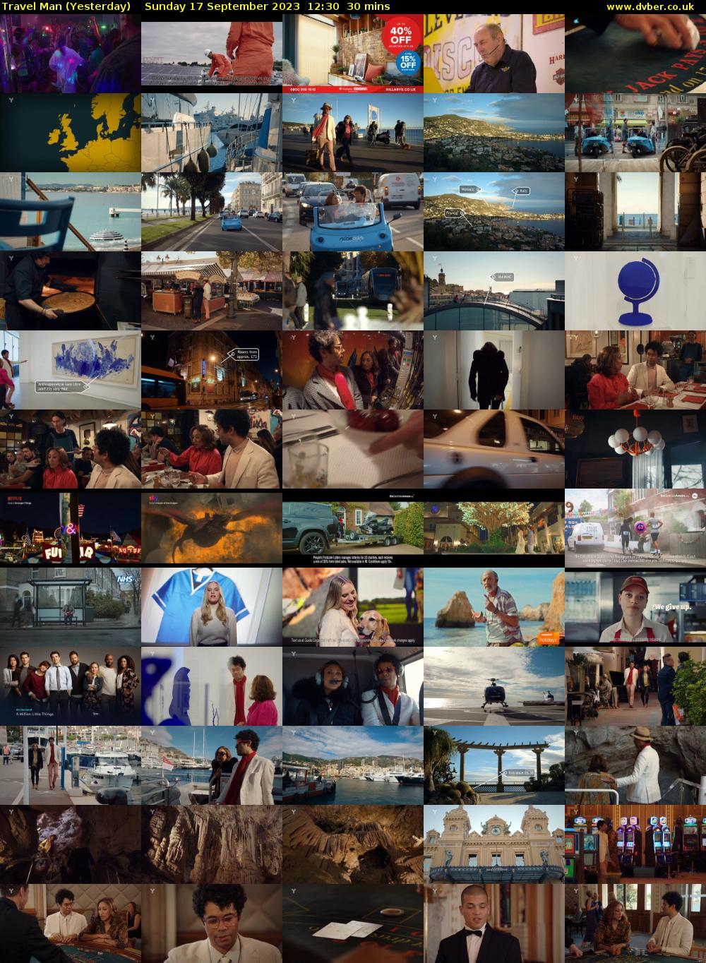Travel Man (Yesterday) Sunday 17 September 2023 12:30 - 13:00