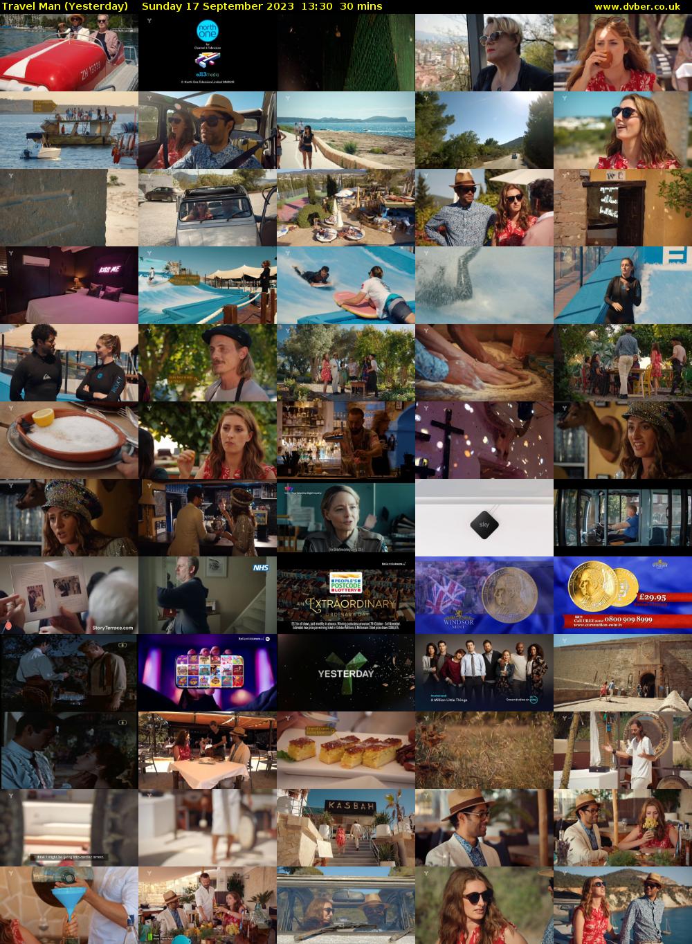 Travel Man (Yesterday) Sunday 17 September 2023 13:30 - 14:00