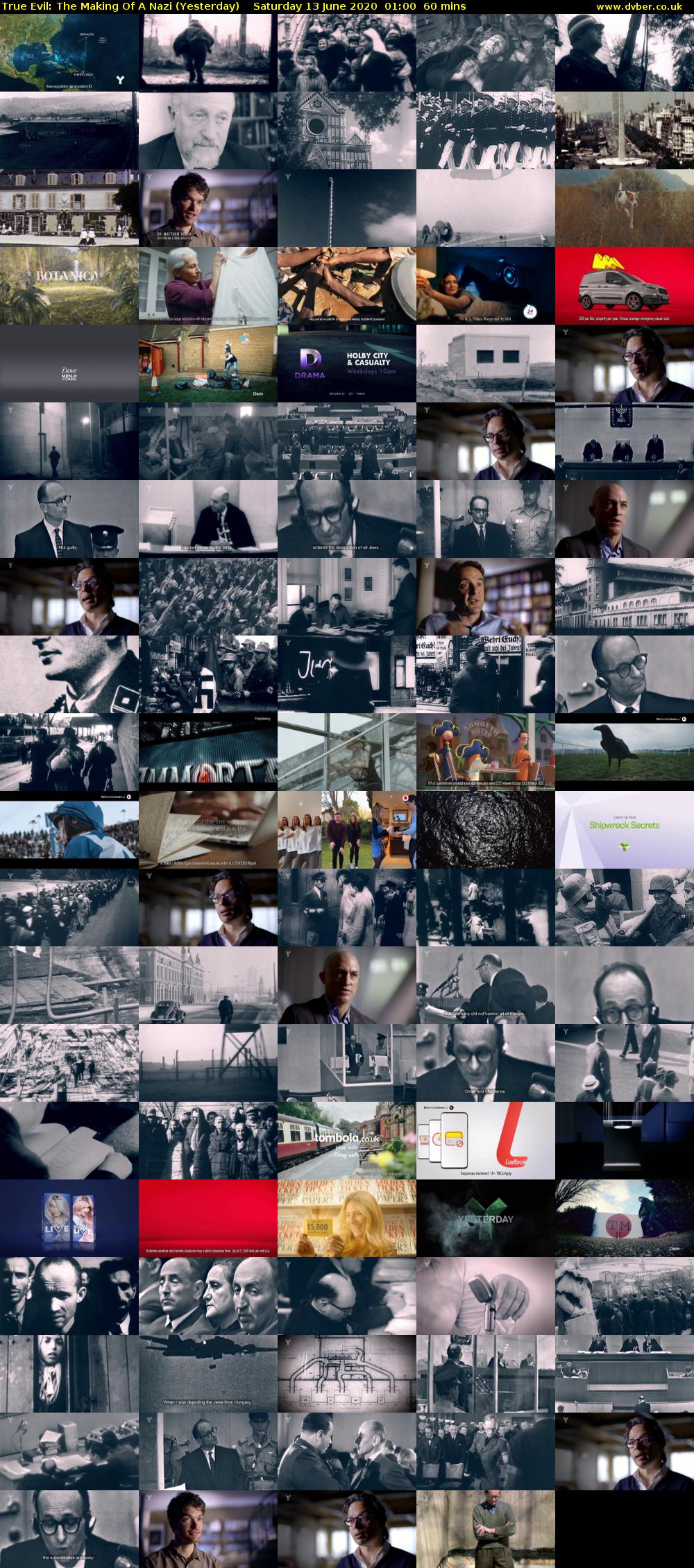 True Evil: The Making Of A Nazi (Yesterday) Saturday 13 June 2020 01:00 - 02:00