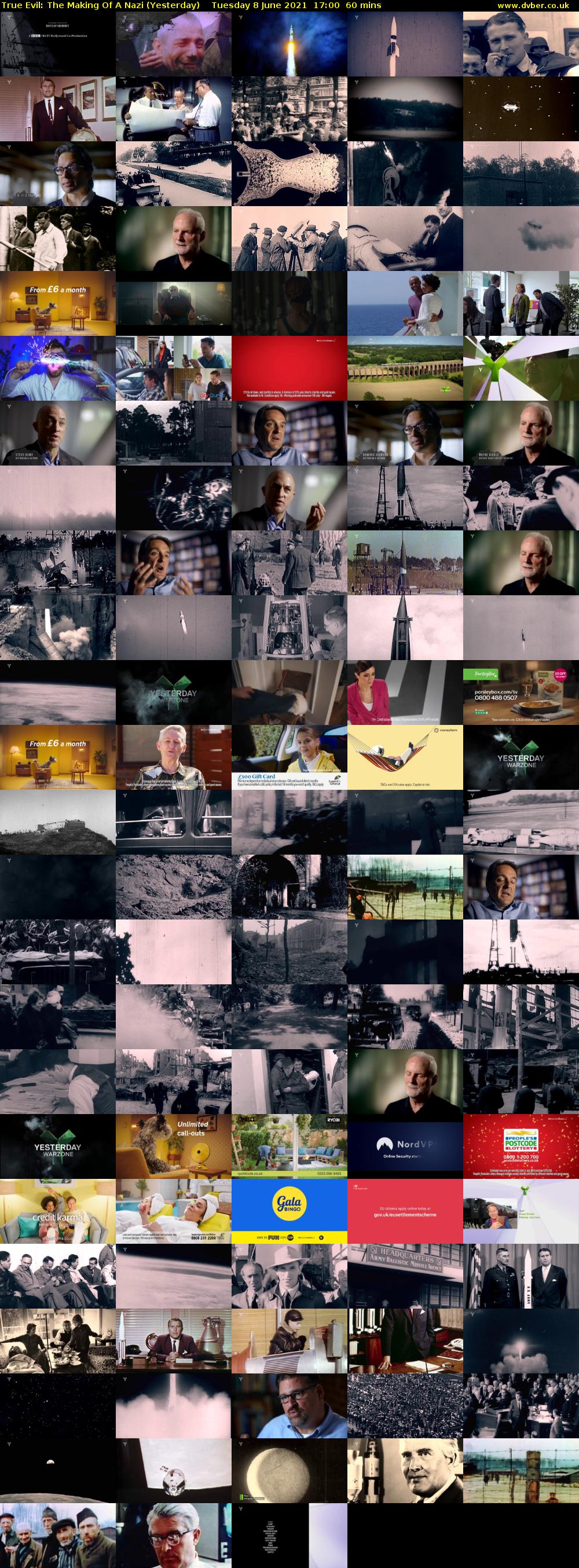 True Evil: The Making Of A Nazi (Yesterday) Tuesday 8 June 2021 17:00 - 18:00
