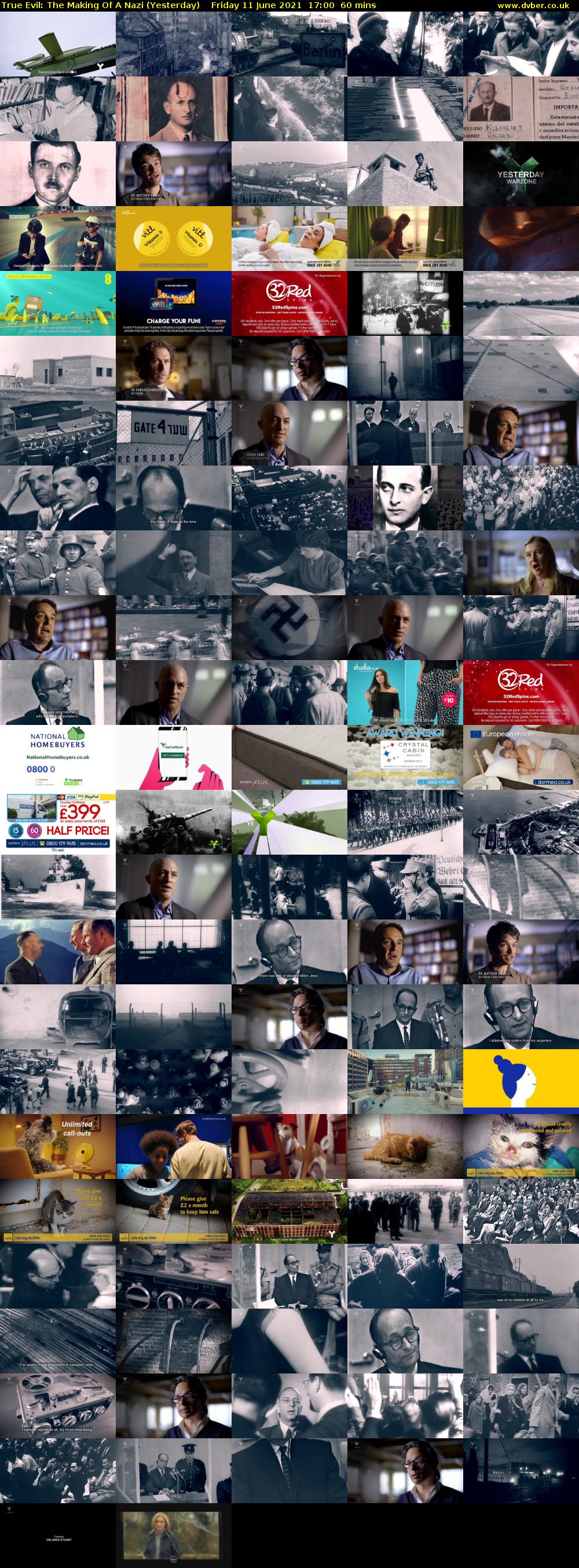 True Evil: The Making Of A Nazi (Yesterday) Friday 11 June 2021 17:00 - 18:00