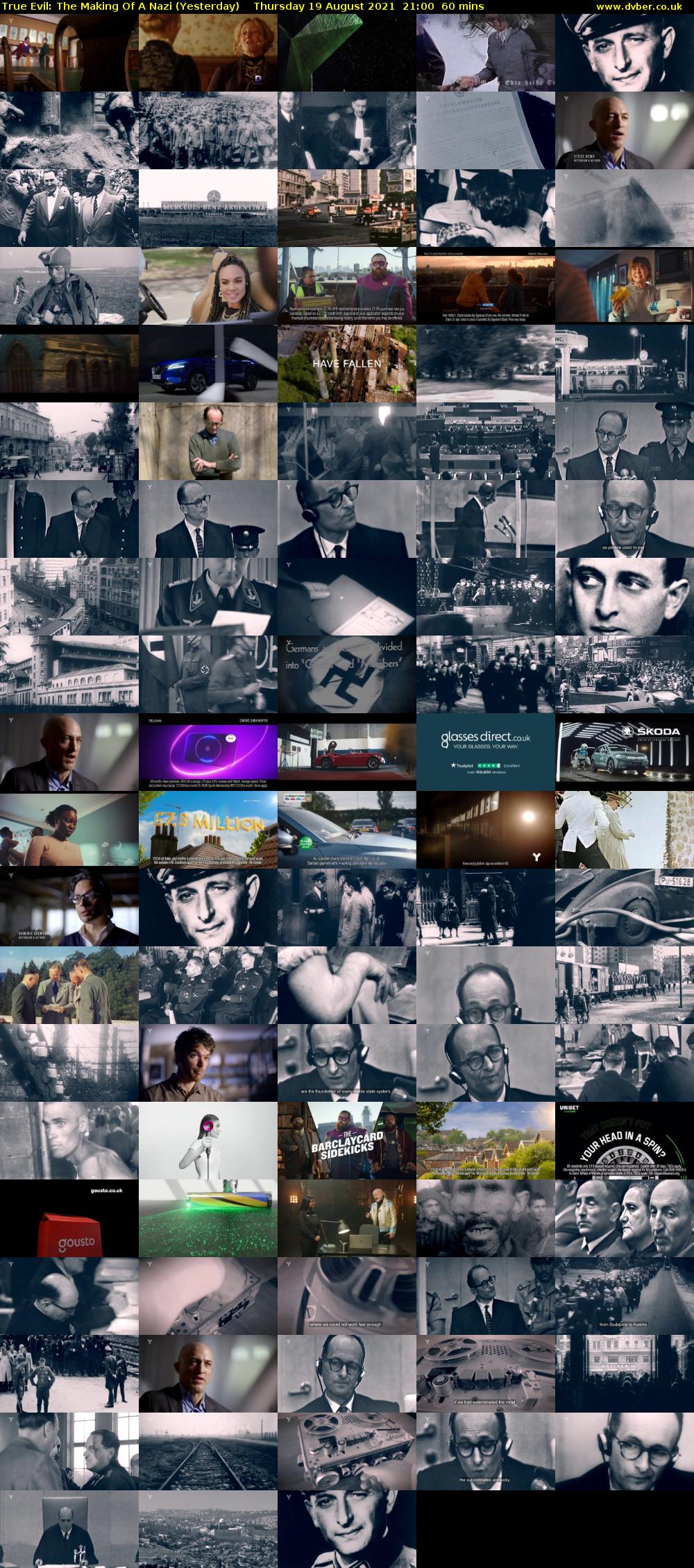True Evil: The Making Of A Nazi (Yesterday) Thursday 19 August 2021 21:00 - 22:00