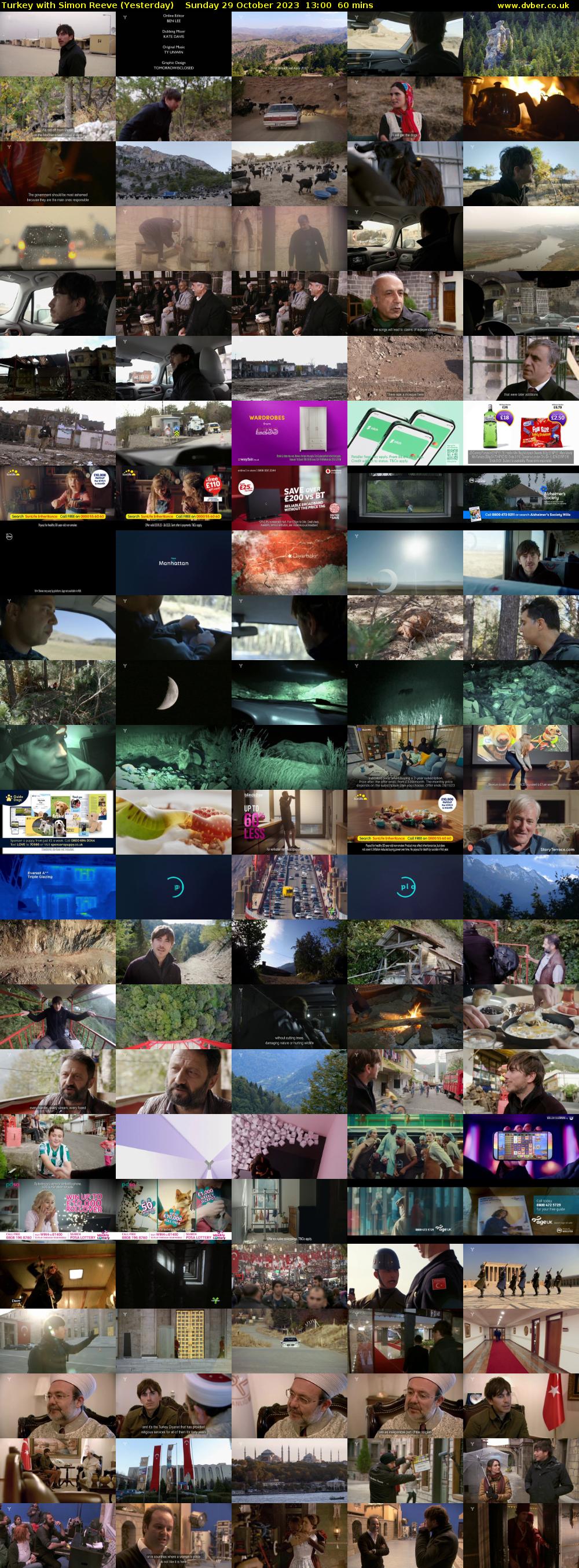 Turkey with Simon Reeve (Yesterday) Sunday 29 October 2023 13:00 - 14:00