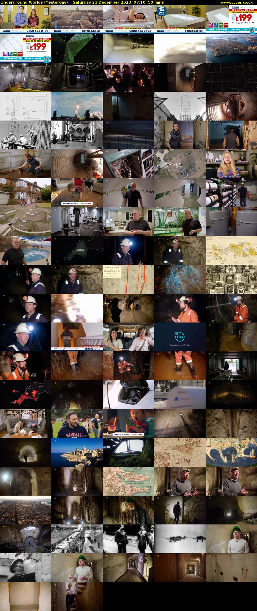 Underground Worlds (Yesterday) Saturday 23 December 2023 07:10 - 08:00
