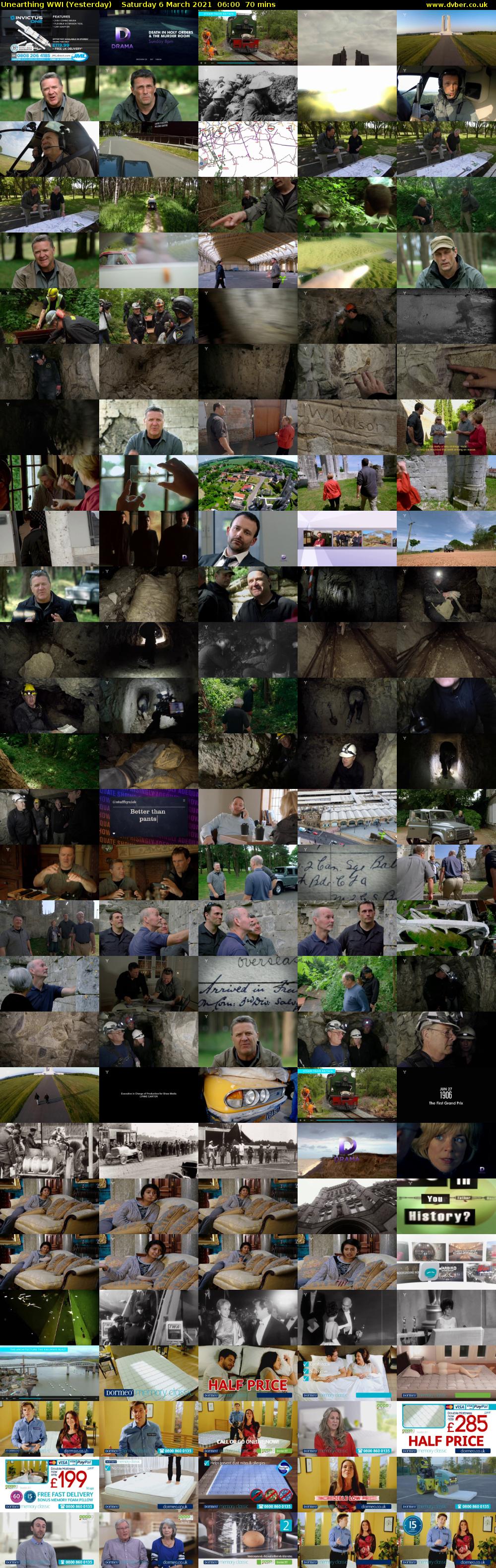Unearthing WWI (Yesterday) Saturday 6 March 2021 06:00 - 07:10