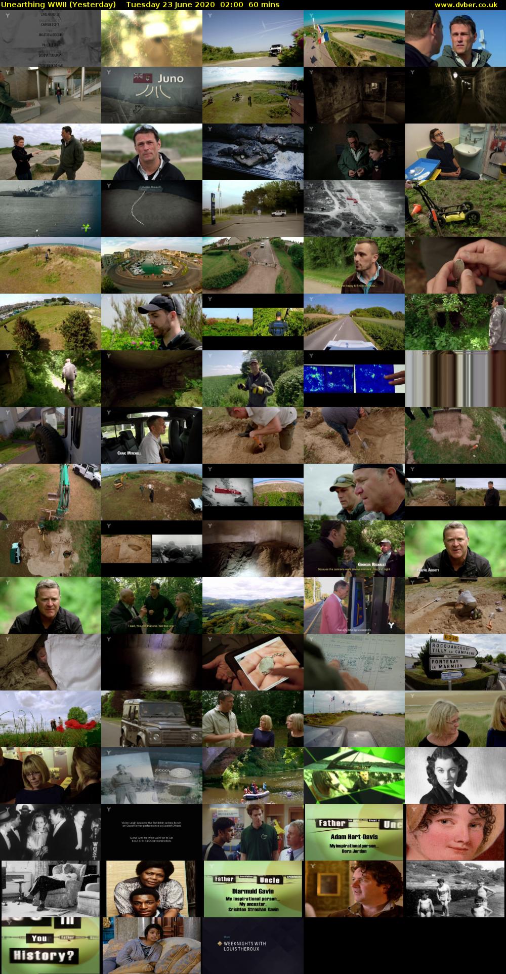 Unearthing WWII (Yesterday) Tuesday 23 June 2020 02:00 - 03:00