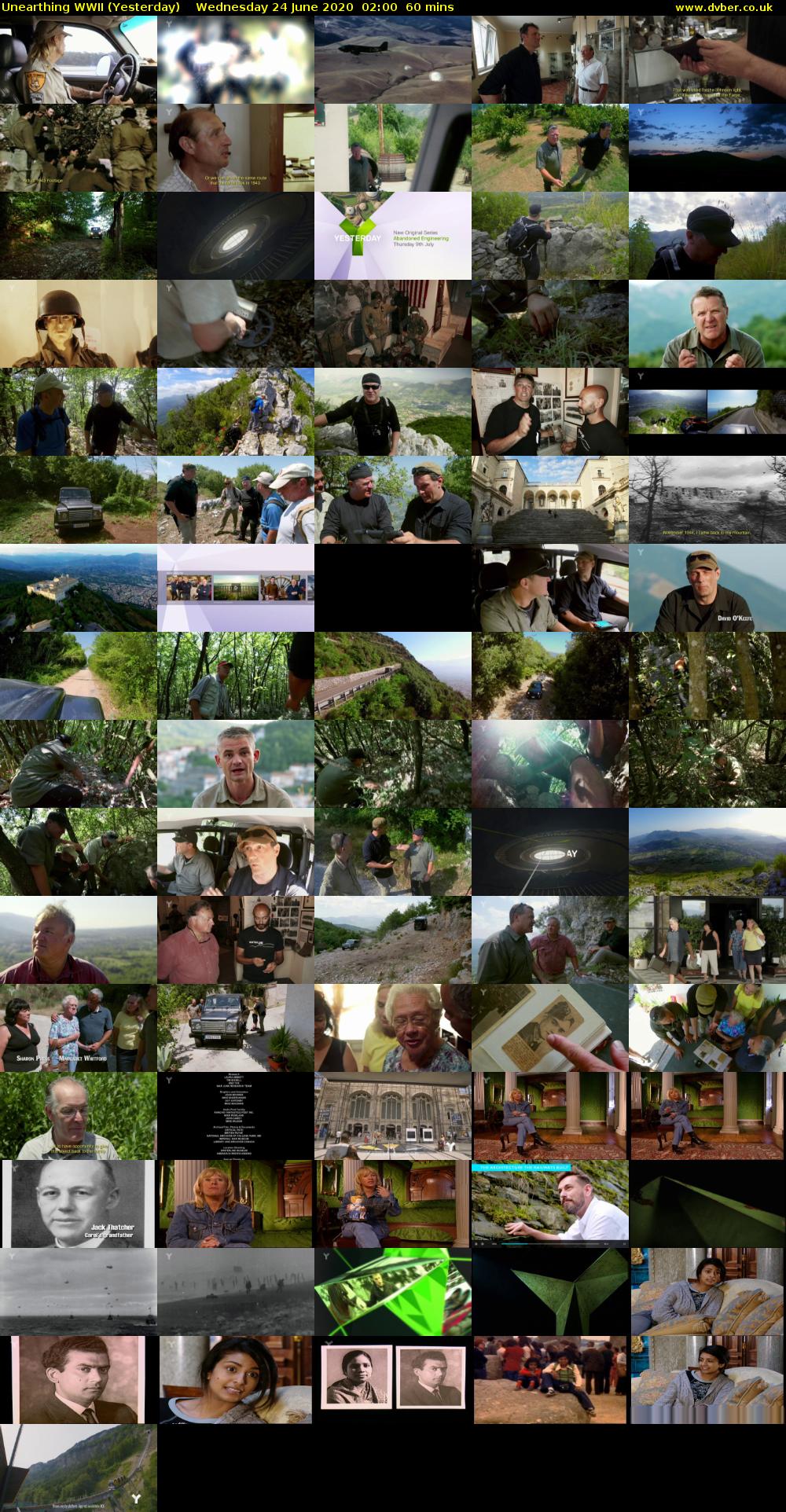 Unearthing WWII (Yesterday) Wednesday 24 June 2020 02:00 - 03:00