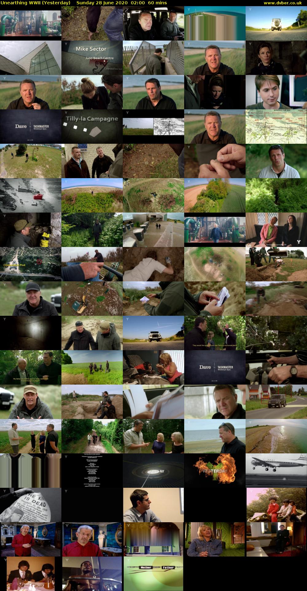 Unearthing WWII (Yesterday) Sunday 28 June 2020 02:00 - 03:00