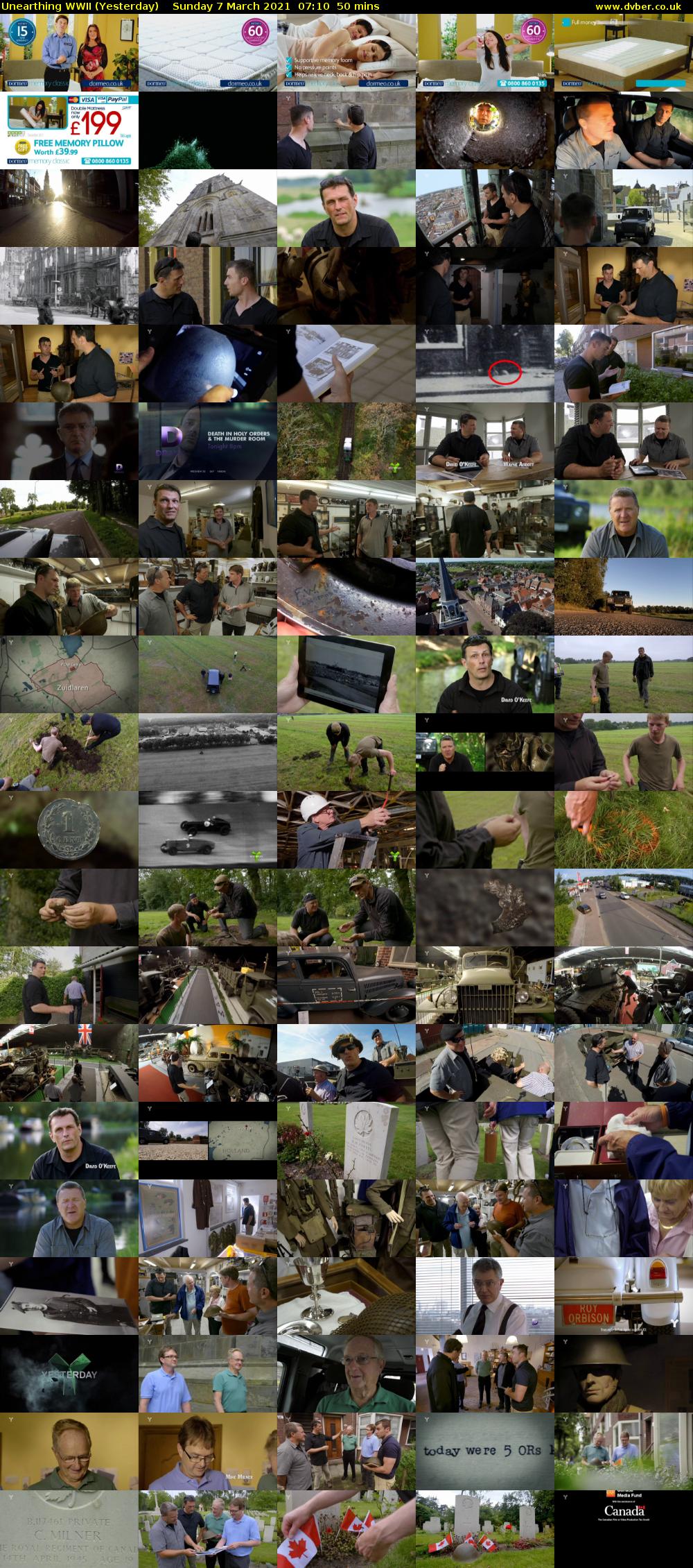 Unearthing WWII (Yesterday) Sunday 7 March 2021 07:10 - 08:00