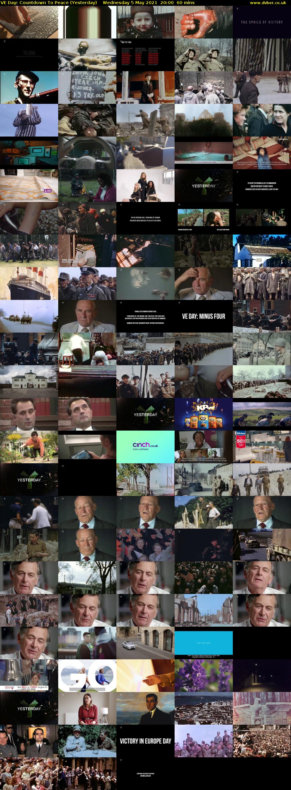 VE Day: Countdown To Peace (Yesterday) Wednesday 5 May 2021 20:00 - 21:00