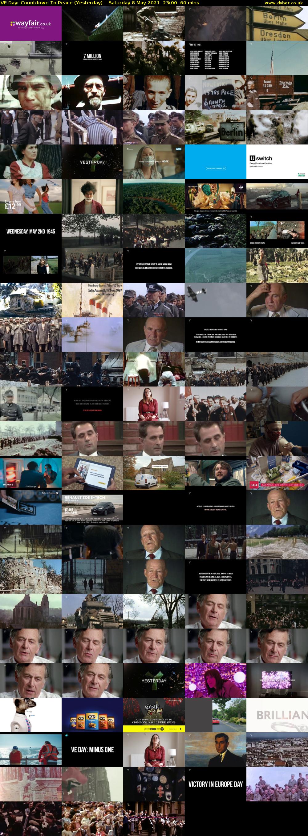 VE Day: Countdown To Peace (Yesterday) Saturday 8 May 2021 23:00 - 00:00