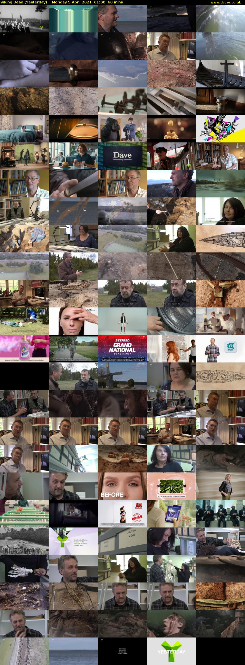 Viking Dead (Yesterday) Monday 5 April 2021 01:00 - 02:00