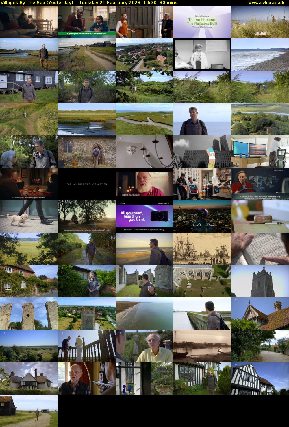 Villages By The Sea (Yesterday) Tuesday 21 February 2023 19:30 - 20:00
