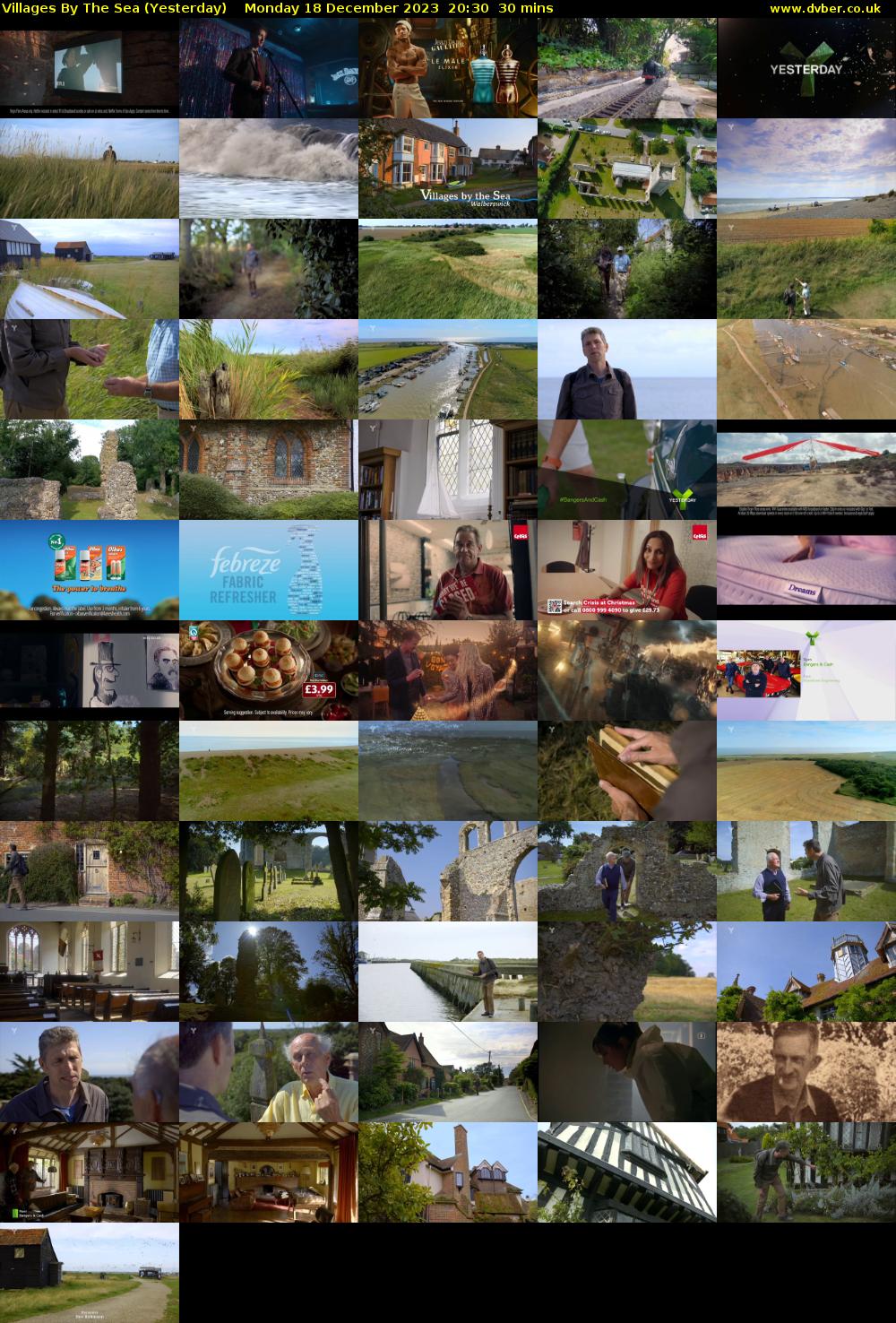 Villages By The Sea (Yesterday) Monday 18 December 2023 20:30 - 21:00