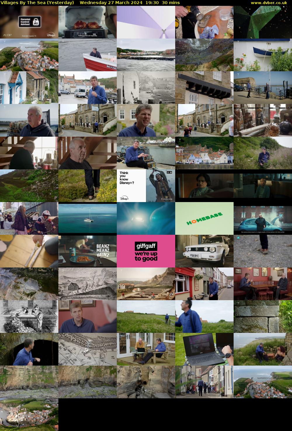 Villages By The Sea (Yesterday) Wednesday 27 March 2024 19:30 - 20:00