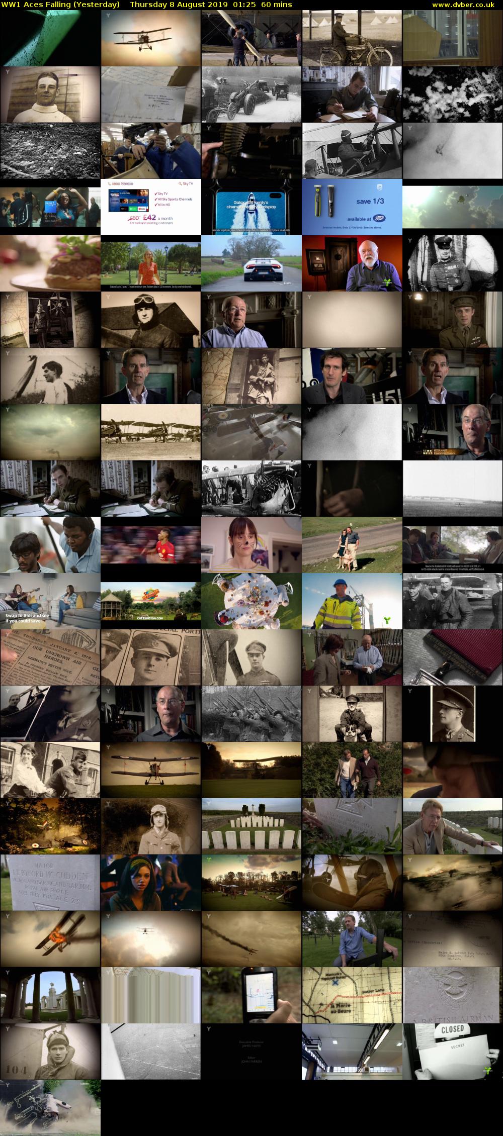 WW1 Aces Falling (Yesterday) Thursday 8 August 2019 01:25 - 02:25