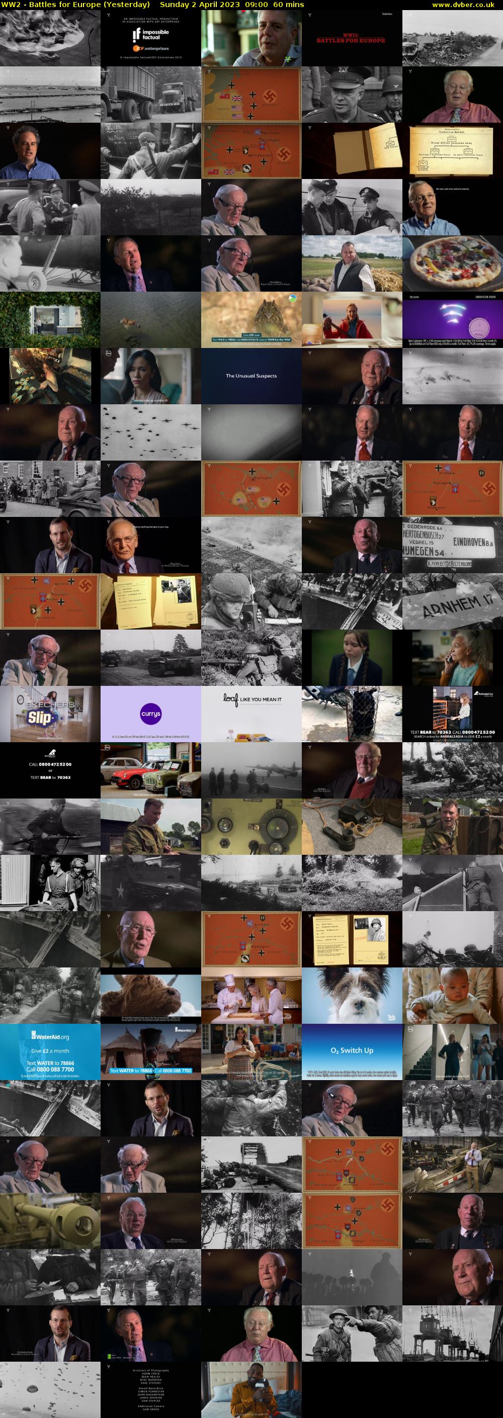 WW2 - Battles for Europe (Yesterday) Sunday 2 April 2023 09:00 - 10:00