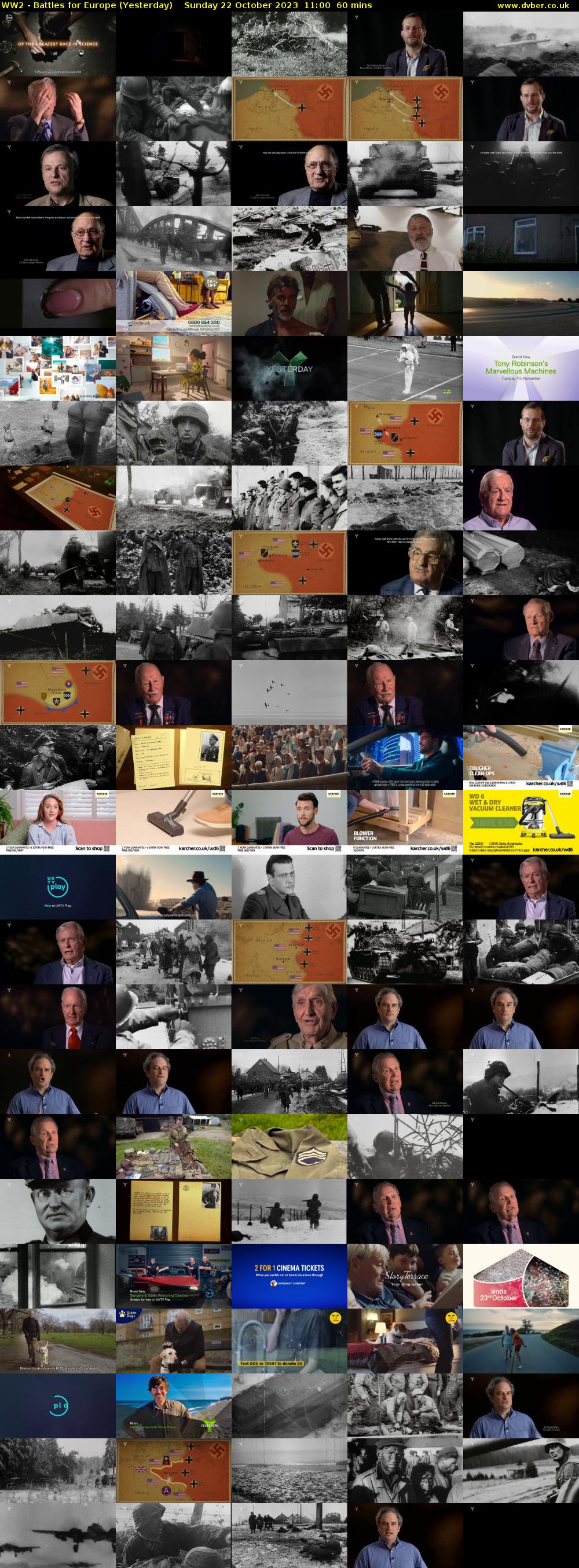 WW2 - Battles for Europe (Yesterday) Sunday 22 October 2023 11:00 - 12:00