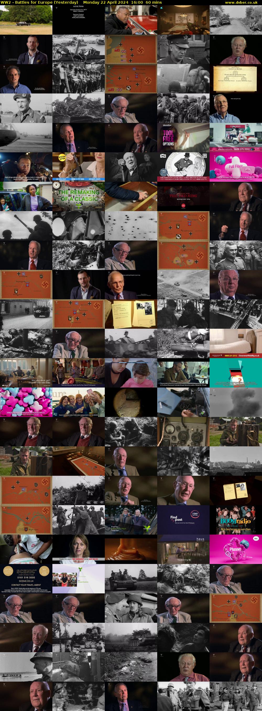 WW2 - Battles for Europe (Yesterday) Monday 22 April 2024 16:00 - 17:00